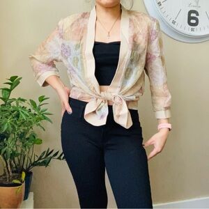 Vintage Sheer Cardigan/Open Jacket